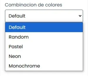 combinacion de colores